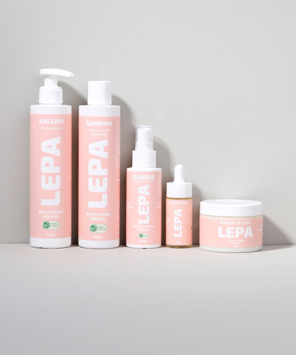 3 x ŠAMPON 2 x BALZAM 1 x MASKA 1 x OLJE & 1 x ELIKSIR